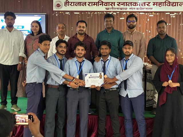 The 3rd rank team in the group assessment with medals and their certificate